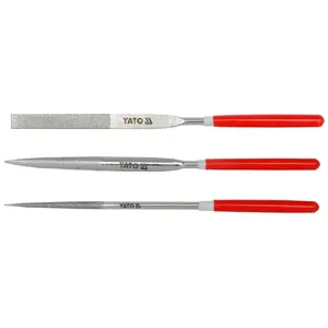 Files set YATO YT-6150 — Flat, Half-round and Round files for metal, 160 mm length, 4 mm width