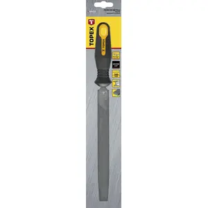 Metal File Topex 200 mm square 06A724 — hand file for metalworking, 200mm length