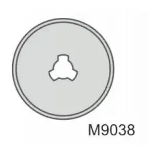 Replacement round blades for safety knife Dedra M9038, pack of 3