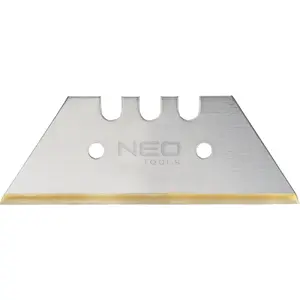 Replaceable Trapezoid Blades NEO tools 64-420, pack of 5, metal and utility knife blades