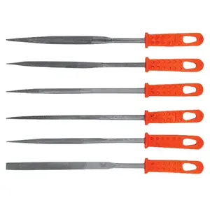 Metal files set Top Tools 140 mm, 6 pieces (06A025) for metalworking