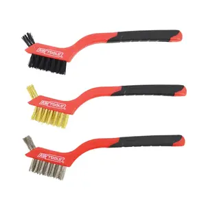 Wire Brush AWTools AW40591 — handheld wire cleaning brush, weight 112 g