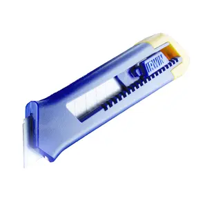 Utility knife Irwin 10506544 with 18 mm snap-off blade, single-piece, blue/yellow