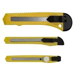 Utility Knife Set Top Tools 3 pcs (model 17B533) — replacement blades and ergonomic handles