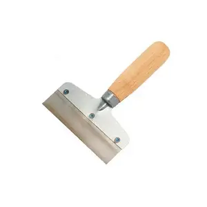 Putty Knife MODECO MN-72-120 with Wooden Handle, 120 mm Scraping Blade