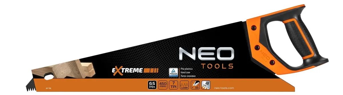 Hand saw NEO tools 41-116 Photo 4