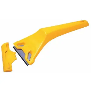 Window Scraper STANLEY 98-020 — handheld glass scraper for paint, adhesive residue
