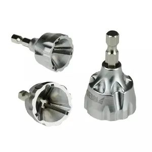 Deburring tool set Dedra WMG0319 — 10 pieces, handheld metal/plastic deburrers