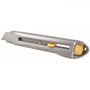 Нож Dedra M9032 — металлический, лезвие 18 мм с блокировкой