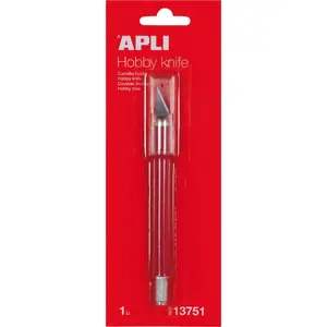Precision hobby knife Apli Hobby Knife (scalpel) red — handheld craft cutting tool