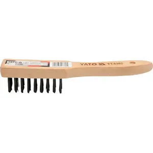 Wire brush YATO YT-6360 — 40 mm width, 16 mm depth, 250 mm length, 1 pc