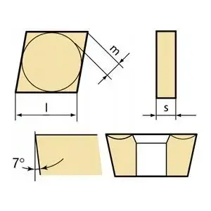 Cutting Insert PLYTKA CCMT 09T308 SSP BP30SP2 by Pafana