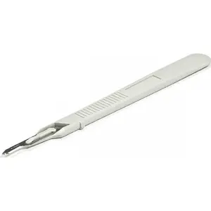 Disposable precision scalpel DAHLE 10613, plastic handle, 145 mm, blade No. 15