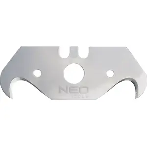 Replacement Hook Blades NEO tools 64-620, pack of 5, for utility knives and scraper tools