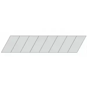 Utility blades Dedra M9012 25 mm snap-off blades, pack of 10