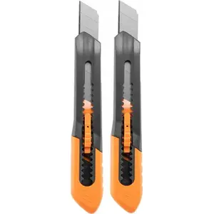 Нож BRADAS DIY-KN1825 для резки ПВХ, лезвие 18 мм, набор 2 шт.