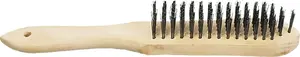Wire Brush Topex 6-row model 14A616 — steel bristles, manual cleaning tool