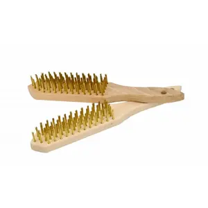 Wire brush AWTools AW00166 — hand brush, weight 172 g
