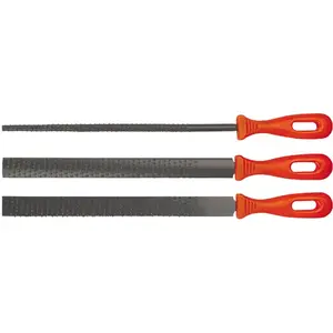 Wood files set Top Tools 3 pcs 06A530 — hand files for woodworking