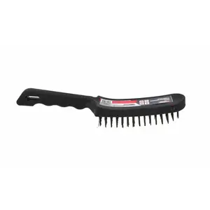 Wire brush AWTools AW55010 — handheld metal bristle brush, weight 113 g