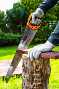 Hand saw NEO tools 41-141, manual woodworking saw, weight 380 g, 1 pc