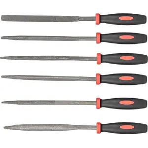 Metal files set Top Tools 06A625 — 6-piece needle files for metalwork
