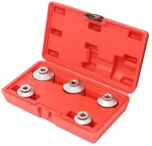 Oil Filter Wrench Set PARTNER PA-03R003 3/8" drive, 5 pcs (24, 27, 32, 36, 38 mm) in case