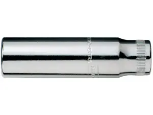 Socket BAHCO deep length, 1/4" square drive, metric, 50.6 mm