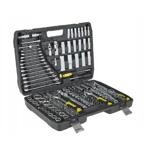 Socket set Keltin 216 pcs — 1/4", 3/8" and 1/2" drive sockets and accessories