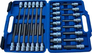 Hex Socket Wrench Set 1/2" Sourcing S-SH3012 — 30 pieces, metric/imperial sockets