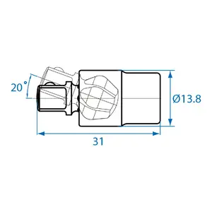 Socket adapter King Tony 2793 (MPN 2793)