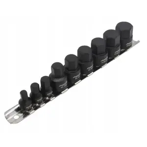 Набор ударных торцевых ключей Asta A-1Z9S 1/4"–3/8" шестигранные (дюймовые)