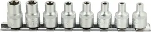 Набор торцевых насадок GEKO G13530 — Torx E4–E14, привод 3/8", Cr-V, 8 предметов