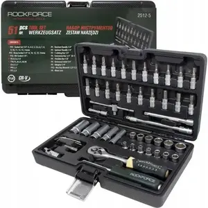 Набор ключей Rockforce RF-2512-5 — привод 1/4", 51 предмет