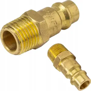 Quick Disconnect Plug Rockforce RF-SE2-2PM, external 1/4" thread, plastic handle