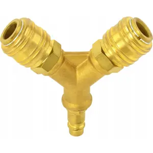 Pneumatic manifold T-piece with fittings 1/2" GEKO 100 — air line distributor