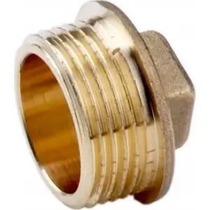 SOL-ARM brass drain plug 1" ZM-12-025