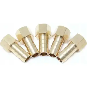 Pneumatic hose fitting Forsage female threaded 1/4" jigsaw 8 mm set of 5