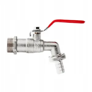 Tap set GEKO model mauser with 3/4" inlet, 1" male outlet and 3/4" hose connector (50 pcs)