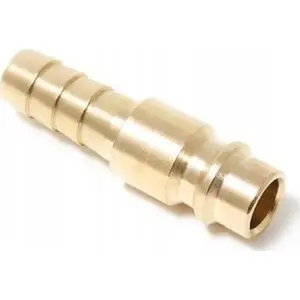 Shut-off nozzle for quick coupling 'herringbone' 8 mm brass by PARTNER PA-BSE2-3PH