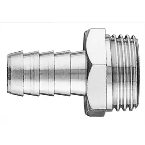 NEO tools 12-618 Nickel Brass fitting, 1 pc
