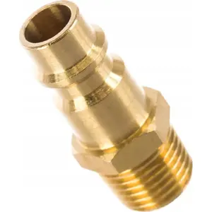 Connector nozzle for quick coupling, PARTNER BSE2-2PM — external thread 1/4" (brass)