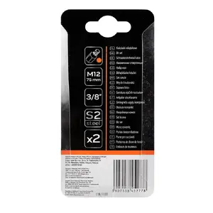 Screwdriver bit NEO tools 10-910, 12-spline flange, size M12
