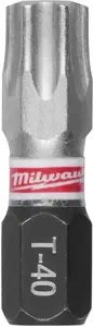 Screwdriver bit set MILWAUKEE T40 x 25 mm, 3 pieces, model 4932500367