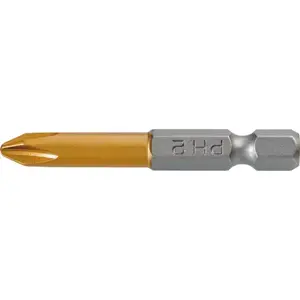 Screwdriver Bit PH1 x 50 mm, GRAPHITE 57H978, Phillips PH1 precision tip