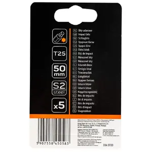 Screwdriver bit NEO tools 09-585, Torx T25, 1/4" drive, 50 mm length