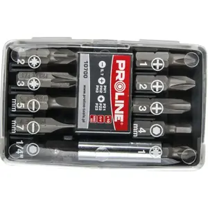 Drill bit set Proline 10699 — 10 pieces, assorted drill bits