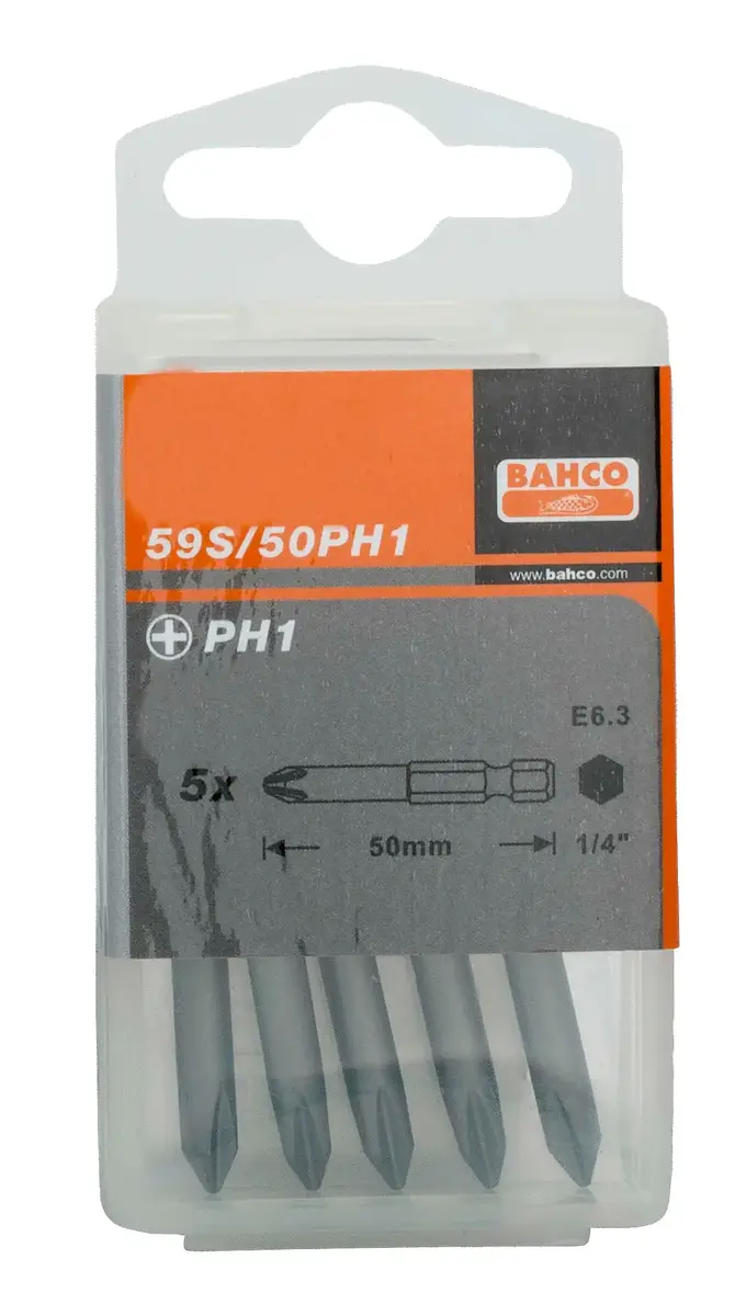 Screwdriver bit BAHCO 59S/50PH2 PH2 50 mm Photo 4
