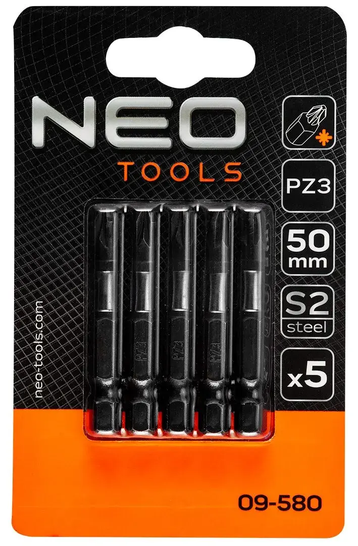 Screwdriver bit NEO tools 09-580 PZ3 1/4" 50 mm Photo 4