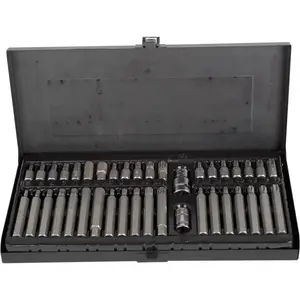 Screwdriver bit set Proline 10748 — 40 pieces, assorted drive types